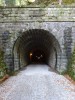 がある。新天城トンネルの竣工は1970年。それまでは旧天城トンネルが活躍していた。明治33年に着工し、5年後の明治38年に開通。明治38年は日露戦争が終った1905年である。全長455.5mの石組と